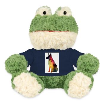 Deutscher Schäferhund Hund Malinois Silhouette - MiniFeet® Frosch Torge - French Navy - Vorne