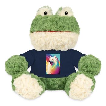Samoyed Dog Pet Dogs Color Dog - MiniFeet® Frog Torge - french navy - Front