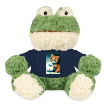 Little Cute Baby Cat - MiniFeet® Frog Torge - french navy - Front