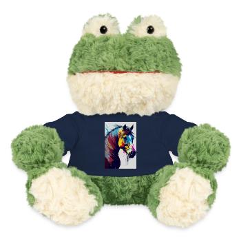Pferd Pferde Reiten Pferdereiten Sprungreiten - MiniFeet® Frosch Torge - French Navy - Vorne