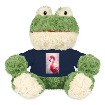 Flamingo Tier Rosa Animals - MiniFeet® Frosch Torge - French Navy - Vorne