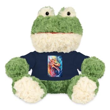 Dragon Mystical Dragon Fantasy Colorful - MiniFeet® Frog Torge - french navy - Front
