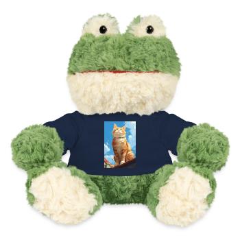 Katze Katzen Liebhaber Katzenbesitzer Kätzchen - MiniFeet® Frosch Torge - French Navy - Vorne