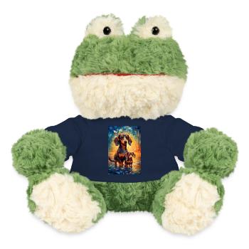 Dachshund Dog Color - MiniFeet® Frog Torge - french navy - Front