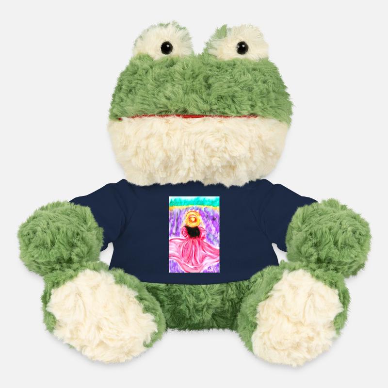 "infinite" Poster Acryl Paint by Marco Eckenbrecht - MiniFeet® Frog Torge - french navy
