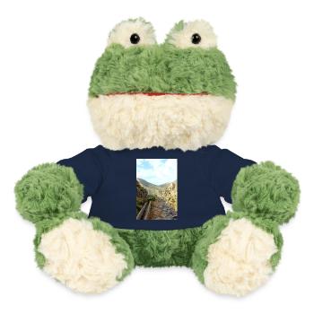 Montagnes de montagne Paysage de montagne Poster - Grenouille Torge MiniFeet® - bleu marine - Devant