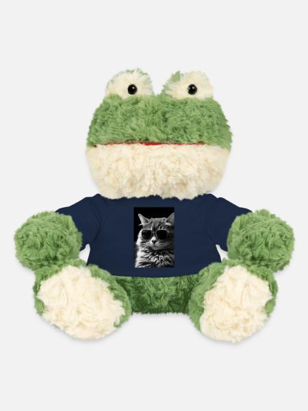 Katze Katzen Liebhaber Katzenbesitzer Kätzchen - MiniFeet® Frosch Torge - French Navy