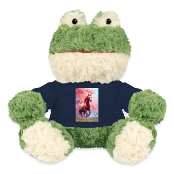 Pferd Pferde Reiten Pferdereiten Sprungreiten - MiniFeet® Frosch Torge - French Navy - Vorne