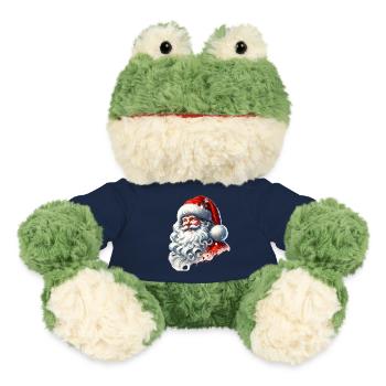 Père Noël au sourire pétillant - Grenouille Torge MiniFeet® - bleu marine - Devant