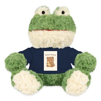 Kawaii Sleeping Bear Illustration – "Sweet Dreams" - MiniFeet® Frog Torge - french navy - Front