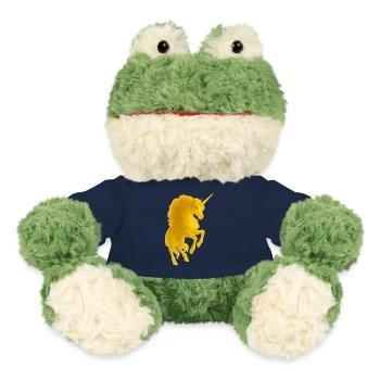 Goldenes Einhorn - MiniFeet® Frosch Torge - French Navy - Vorne