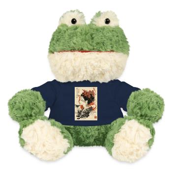 Florale Geisha-Tuschekunst - MiniFeet® Frosch Torge - French Navy - Vorne