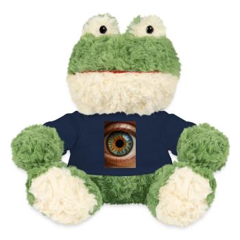 Feurige blaue Iris Nahaufnahme - MiniFeet® Frosch Torge - French Navy - Vorne