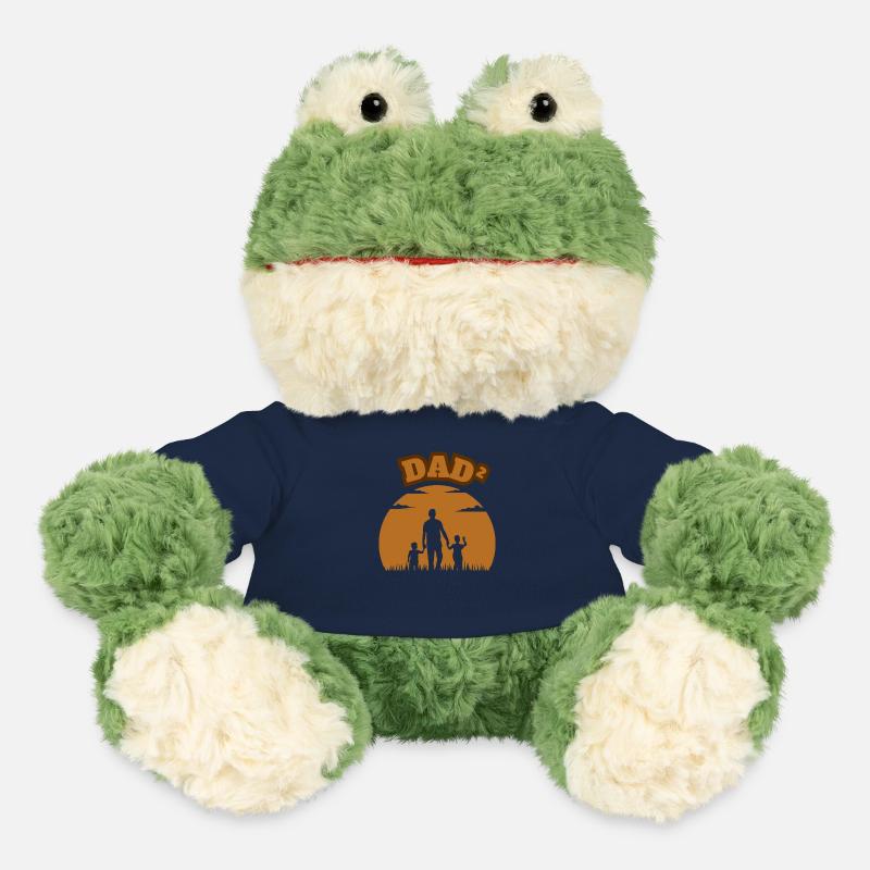 Dad² 2 Sons Brown - MiniFeet® Frog Torge - french navy
