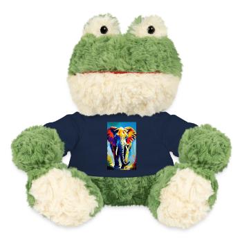 Elephant | Wild Animal | Africa | Children's motifs - MiniFeet® Frog Torge - french navy - Front