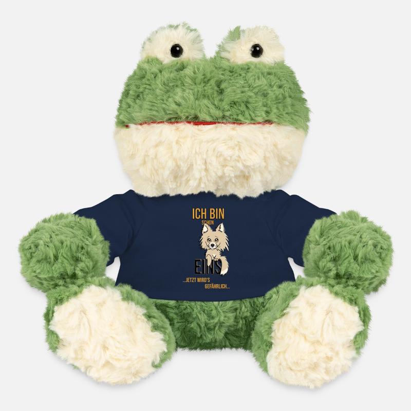J’ai déjà 1 - 1er anniversaire bébé - Grenouille Torge MiniFeet® - bleu marine