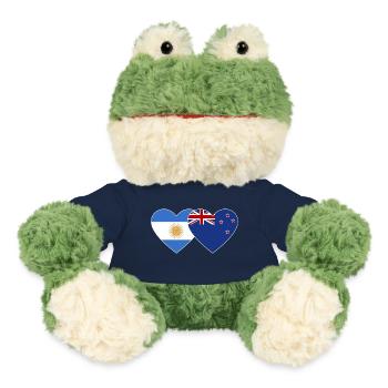 Drapeau de l’Argentine et de la Nouvelle-Zélande Coeur - Grenouille Torge MiniFeet® - bleu marine - Devant