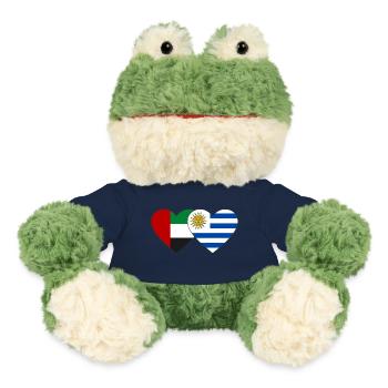 Vereinigte Arabische Emirate Uruguay Flagge Herz - MiniFeet® Frosch Torge - French Navy - Vorne