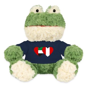 Vereinigte Arabische Emirate Peru Flagge Herz - MiniFeet® Frosch Torge - French Navy - Vorne