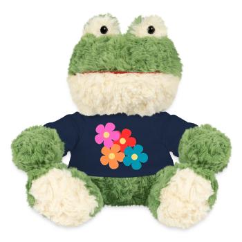 Les 4 fleurs - Grenouille Torge MiniFeet® - bleu marine - Devant