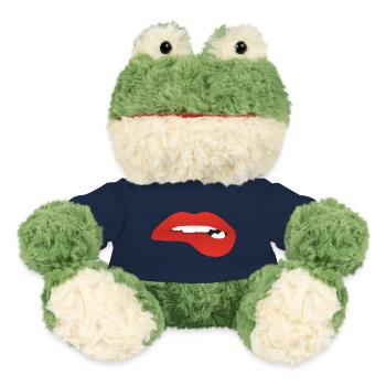 Rote Lippen sagen Küss mich - MiniFeet® Frosch Torge - French Navy - Vorne