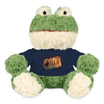 Vintage-Schild "GIlla" mit Retro-Touch - MiniFeet® Frosch Torge - French Navy - Vorne