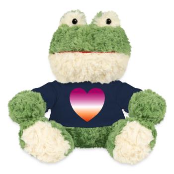 Lesbian heart - MiniFeet® Frog Torge - french navy - Front
