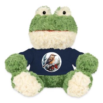 Oiseaux en hiver - Grenouille Torge MiniFeet® - bleu marine - Devant
