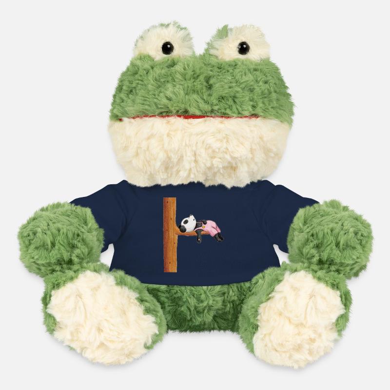 Panda fatigué - Grenouille Torge MiniFeet® - bleu marine