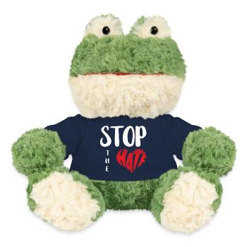 Kein Hass Abneigung Stopp Hass Anti Hass - MiniFeet® Frosch Torge - French Navy - Vorne