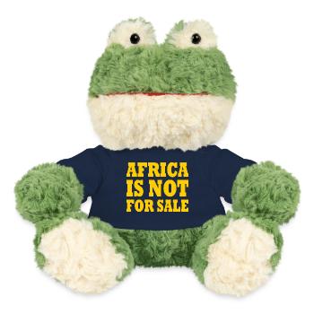 africa is not for sale - Grenouille Torge MiniFeet® - bleu marine - Devant