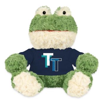 Lettre T - Grenouille Torge MiniFeet® - bleu marine - Devant