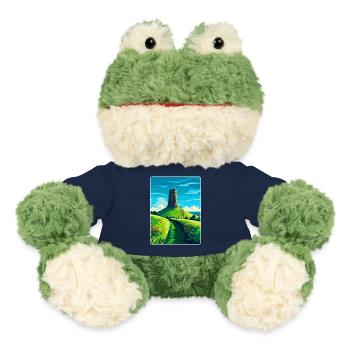 Glastonbury Tor England Uk Travel Poster Souvenir - MiniFeet® Frog Torge - french navy - Front