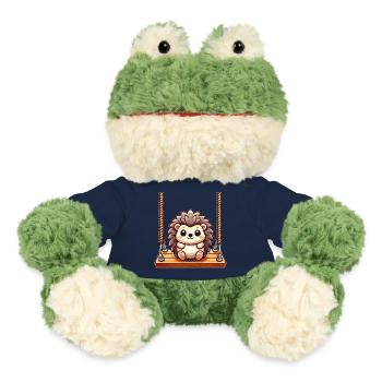 Igel schaukelt Spielplatz Cartoon süß - MiniFeet® Frosch Torge - French Navy - Vorne