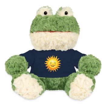 Sonne Lächelnd - Freudiger Sonnenschein - MiniFeet® Frosch Torge - French Navy - Vorne