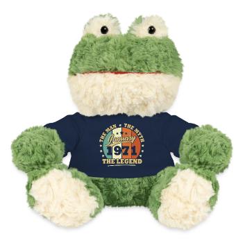 January 1971, 52 years old Birthday Man woman - MiniFeet® Frog Torge - french navy - Front