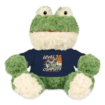 16. Geburtstag Level 16 Complete 16 Jahre - MiniFeet® Frosch Torge - French Navy - Vorne