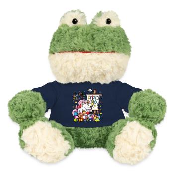 Ich bin jetzt ein Kitakind Einhorn Staffelei Kita - MiniFeet® Frosch Torge - French Navy - Vorne