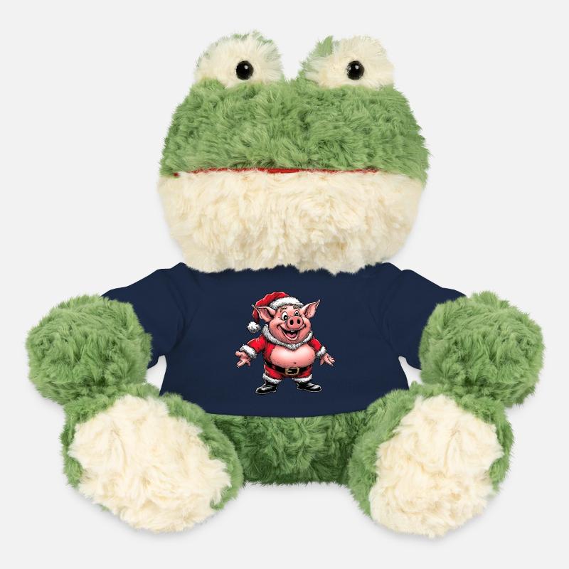 Noël cochon - Grenouille Torge MiniFeet® - bleu marine