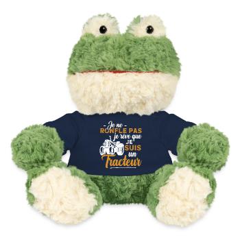 Je ne ronfle pas je rêve que je suis un tracteur - Grenouille Torge MiniFeet® - bleu marine - Devant