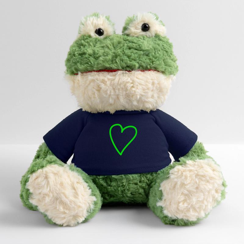 Coeur à main levée vert Grenouille Torge MiniFeet®