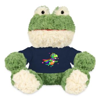 Superhero Dino - MiniFeet® Frog Torge - french navy - Front