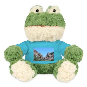 Montagnes de montagne Paysage de montagne Poster - Grenouille Torge MiniFeet® - bleu outremer - Devant