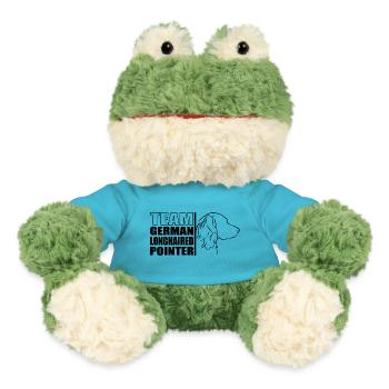 TEAM German Longhaired Pointer Dog Wilsigns - MiniFeet® Frog Torge - atoll blue - Front