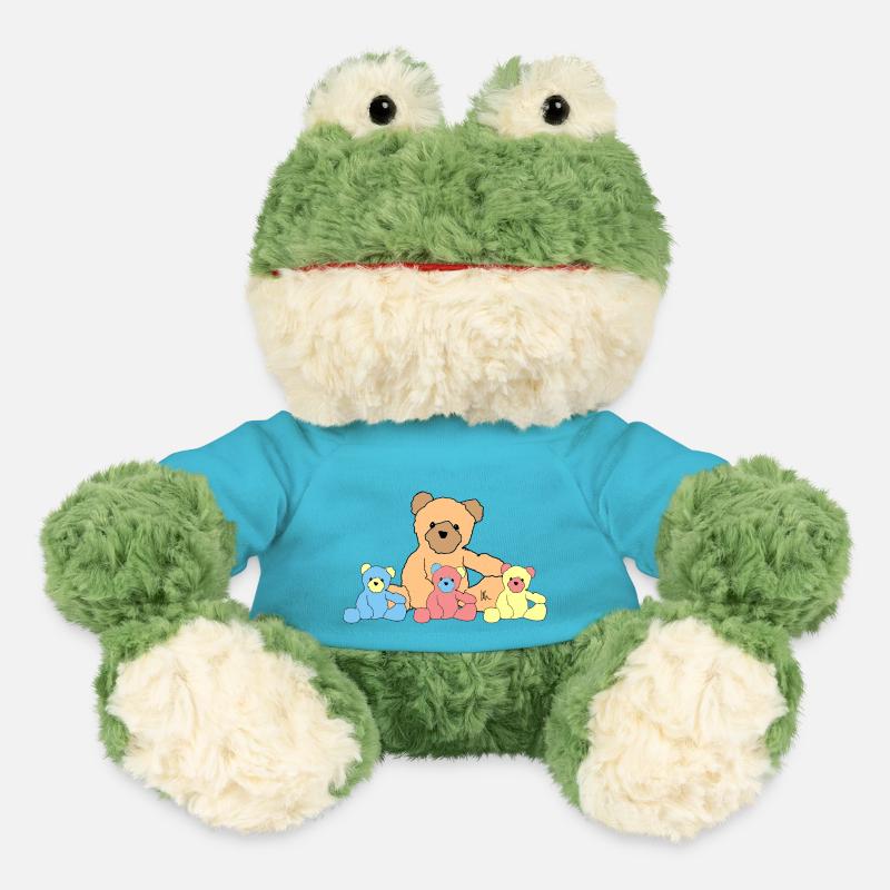 Teddybär teddy - MiniFeet® Frosch Torge - Atollblau