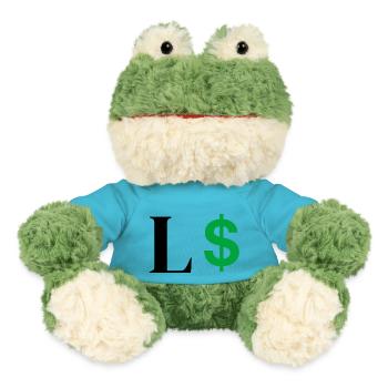 Buchstabe l Dollar - MiniFeet® Frosch Torge - Atollblau - Vorne