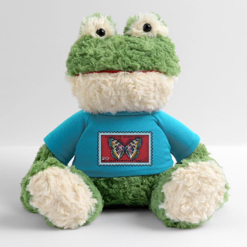 Timbre-poste papillon coloré Grenouille Torge MiniFeet®