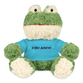 Flag of Finland - MiniFeet® Frog Torge - atoll blue - Front