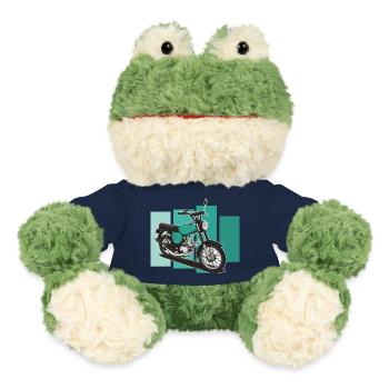 S51 (turquoise) // Illustration - Grenouille Torge MiniFeet® - bleu marine - Devant