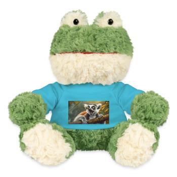 Niedliche Tiere chillen – Kattis - MiniFeet® Frosch Torge - Atollblau - Vorne